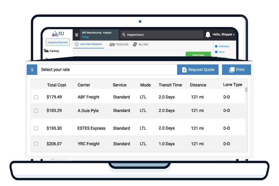 ltl rate quote