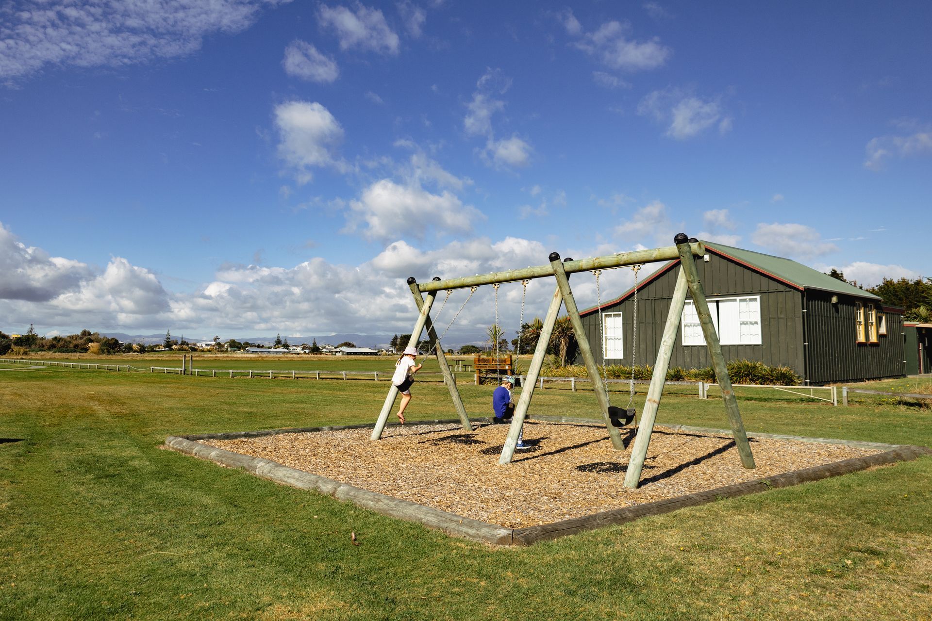 quality poles used for playground