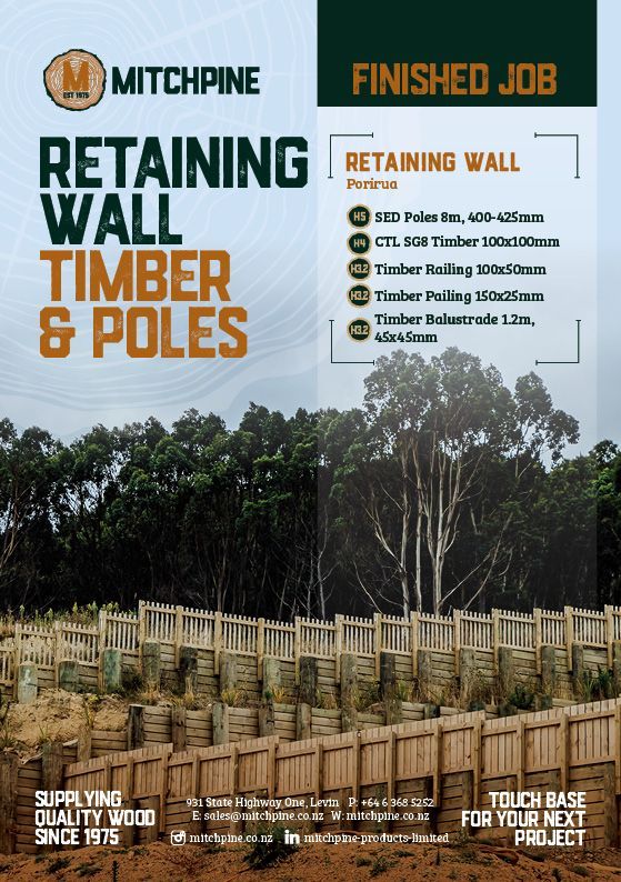 Information about retaining wall project