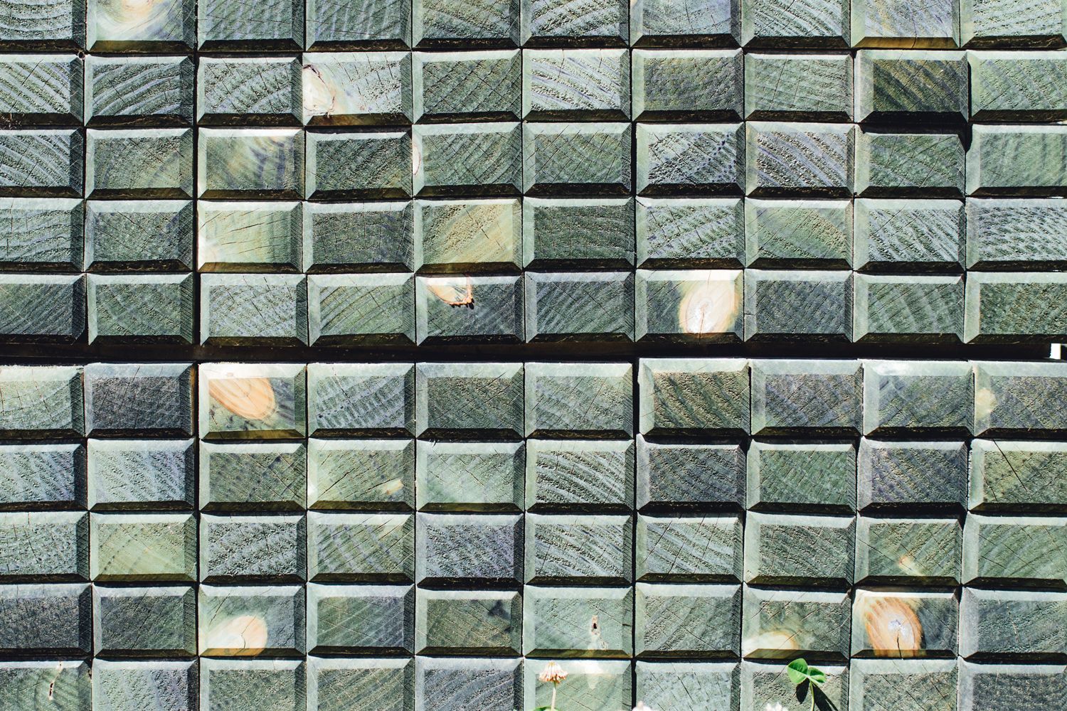 Mitchpines timber used for Retaining wall