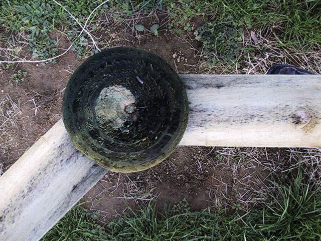 Domeloc wooden fence angle post
