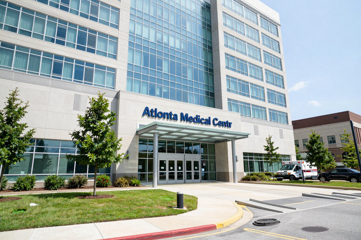 Atlanta hospital exterior
