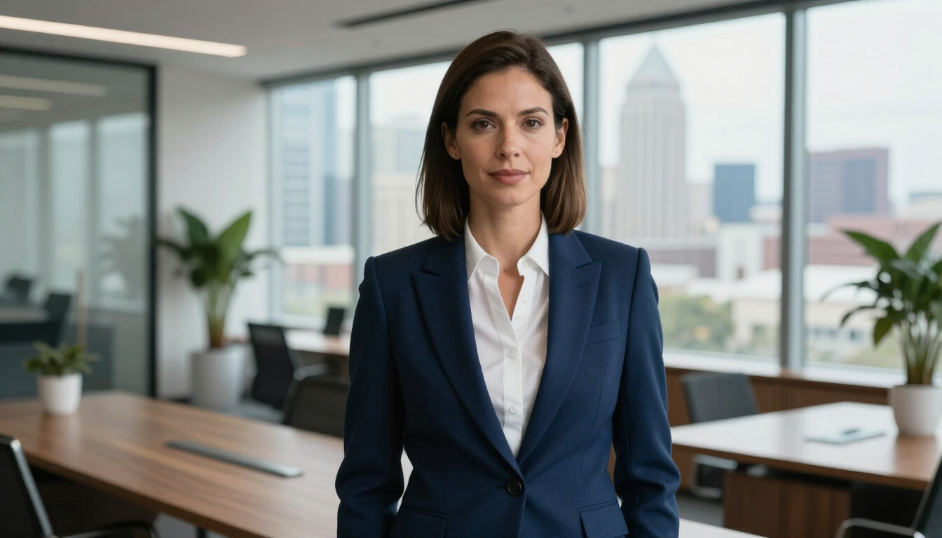 Sarah Whitfield executive portrait
