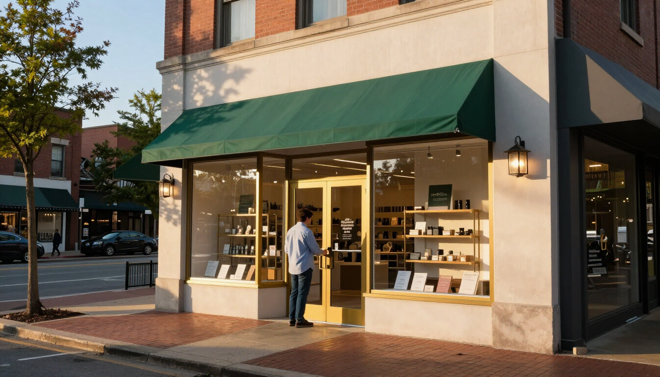 Atlanta retailer opening for the day