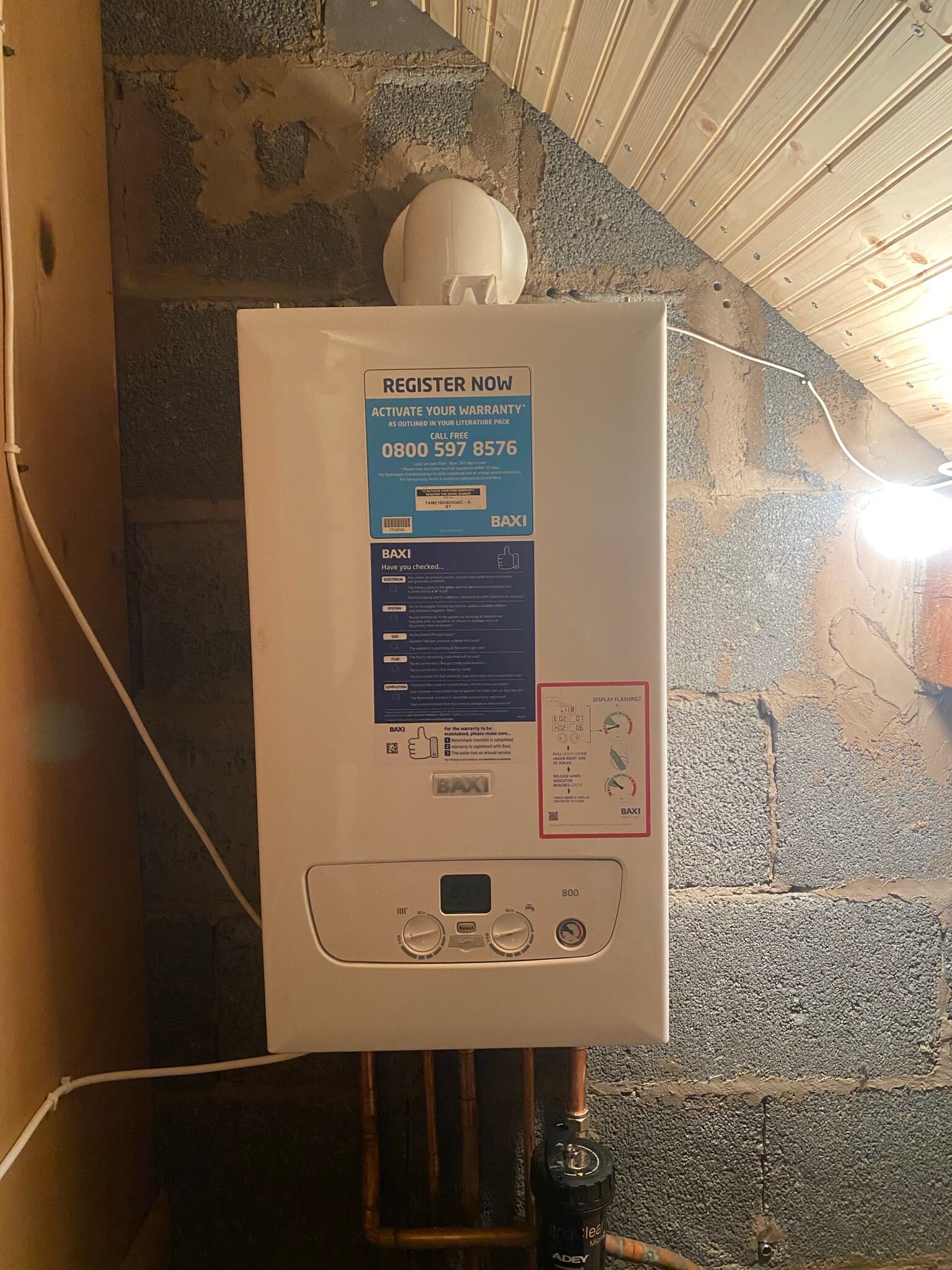 gas boiler