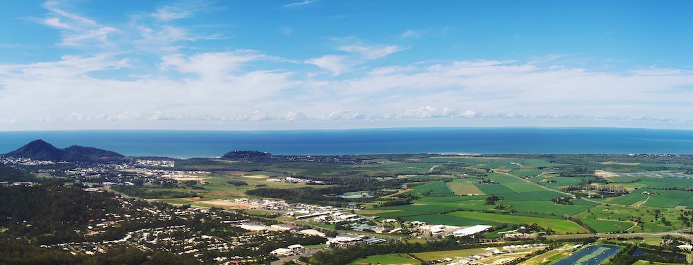 An Aerial View Of A City Callled Smithfield — BT Airconditioning In Smithfield, QLD