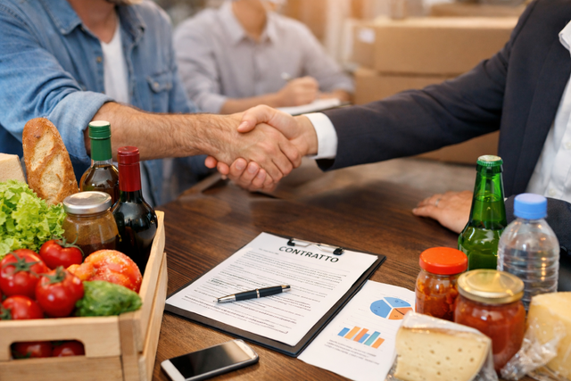 distribuzione del settore food & beverage