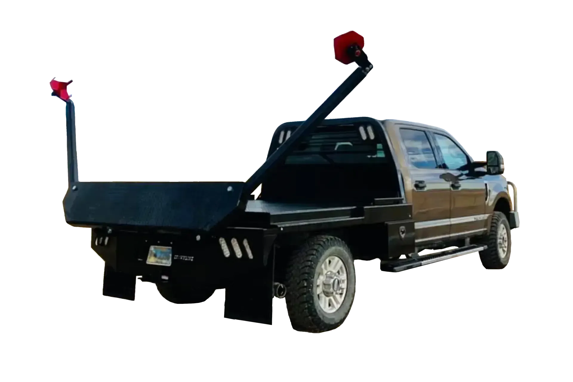 Photo of truck with arm bed hay bale bed