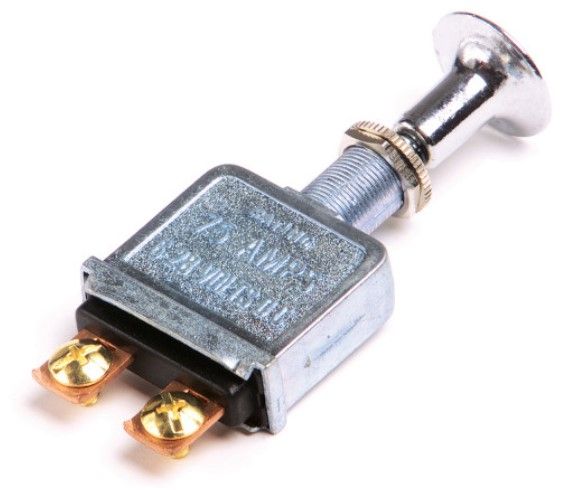 image of the push pull on off switch that turns on feeder