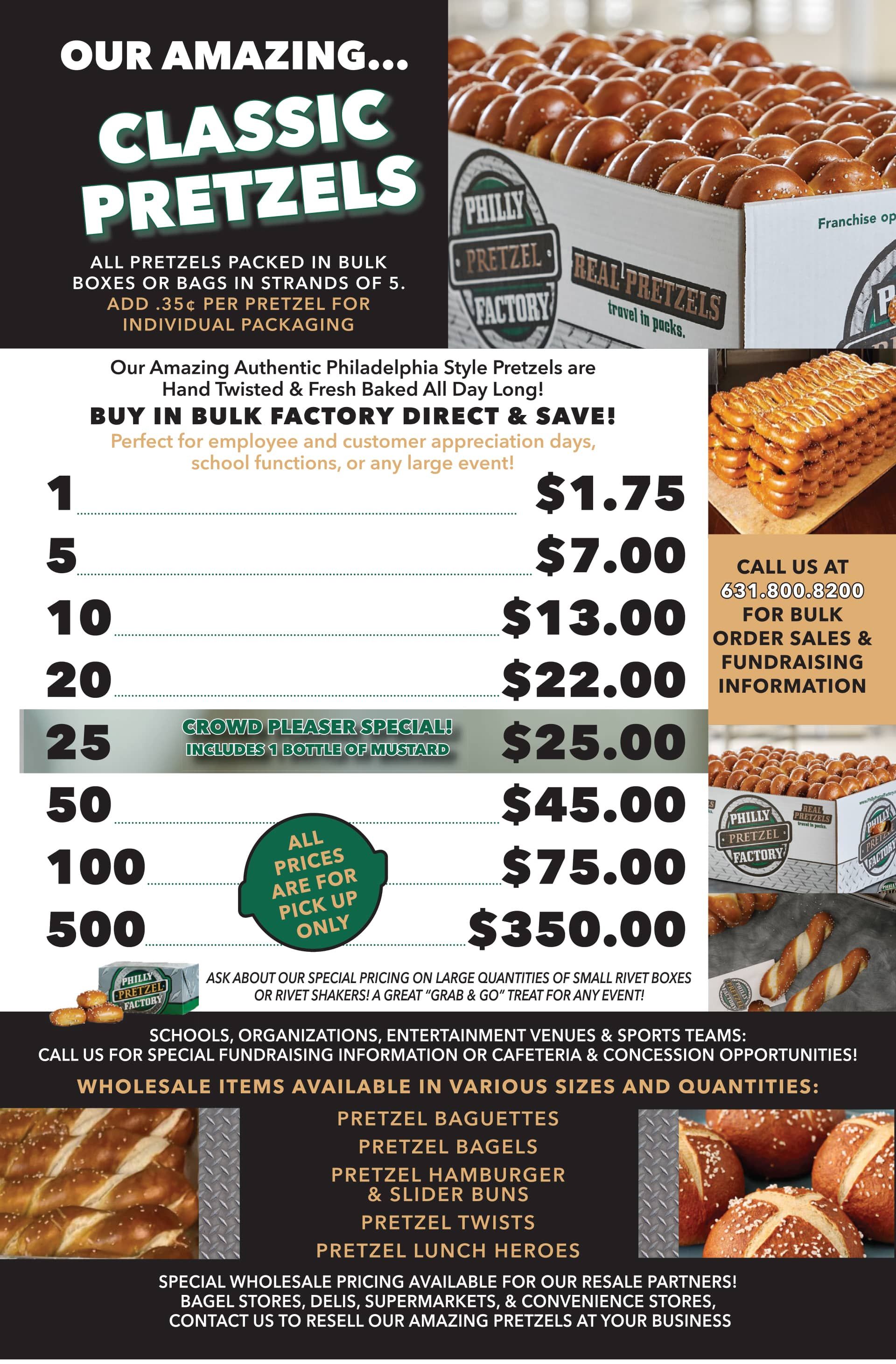 Philly Pretzel Factory Smithtown, NY