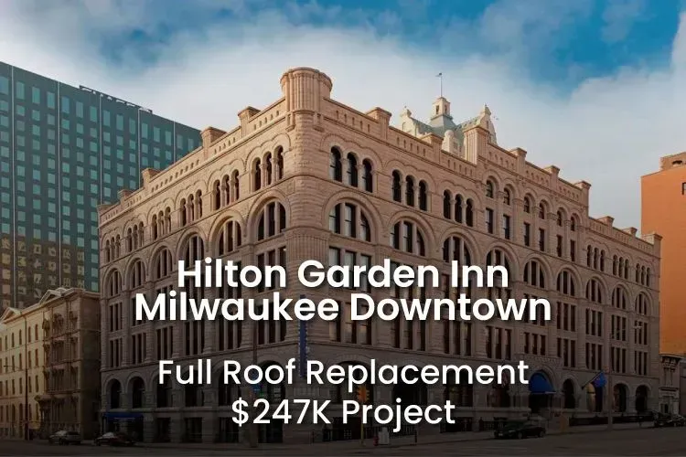 Hilton Garden Inn Full Roof Replacement Project $247k