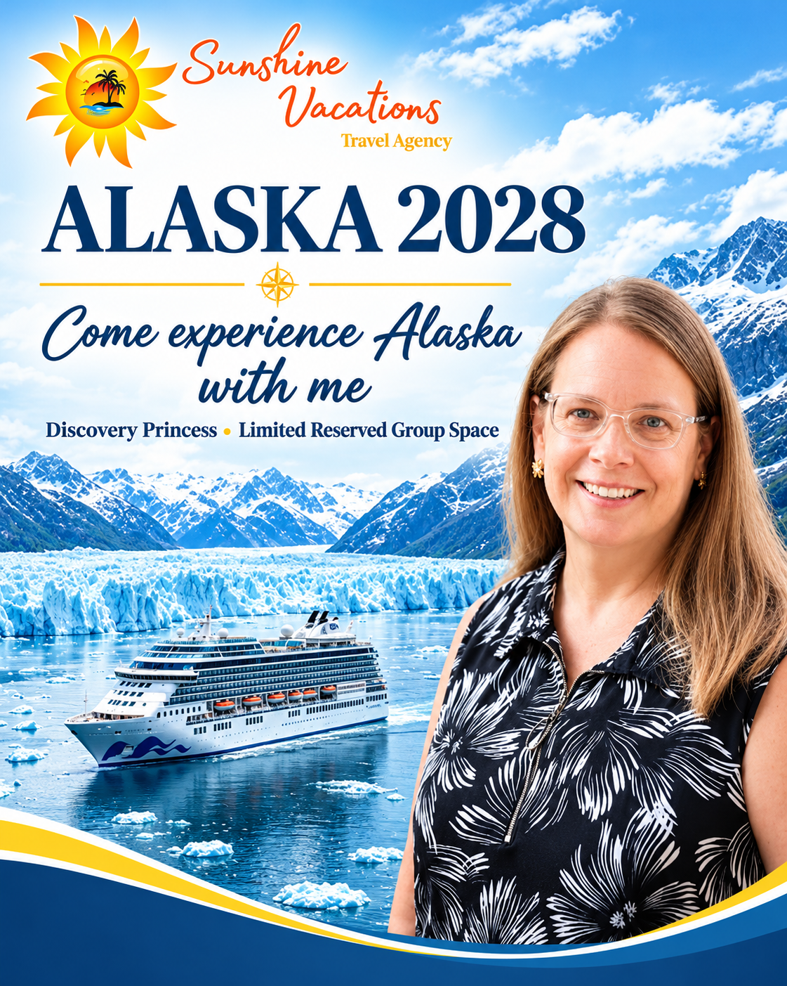 Alaska 2028 group cruise flyer