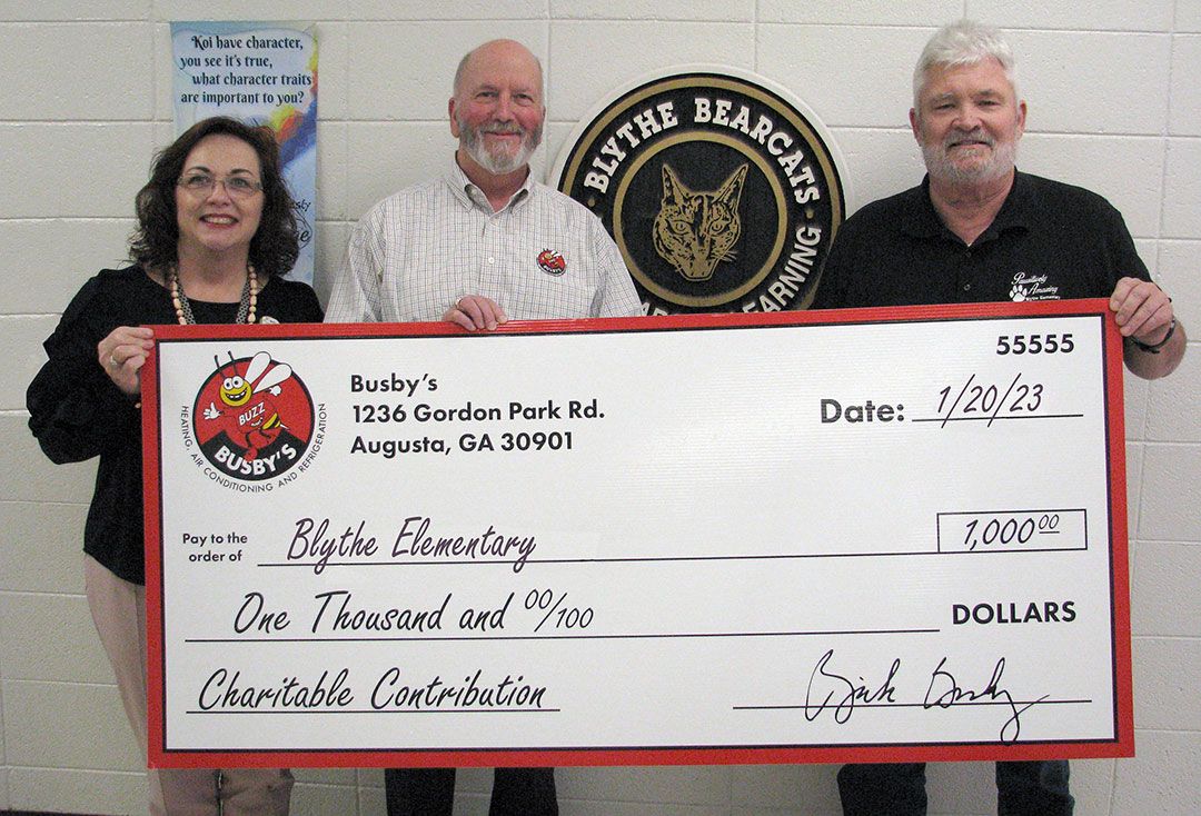 Tammy T. Hendley, Principal - Rick Busby - Dan MacEachern, P.E. Teacher and PTO President