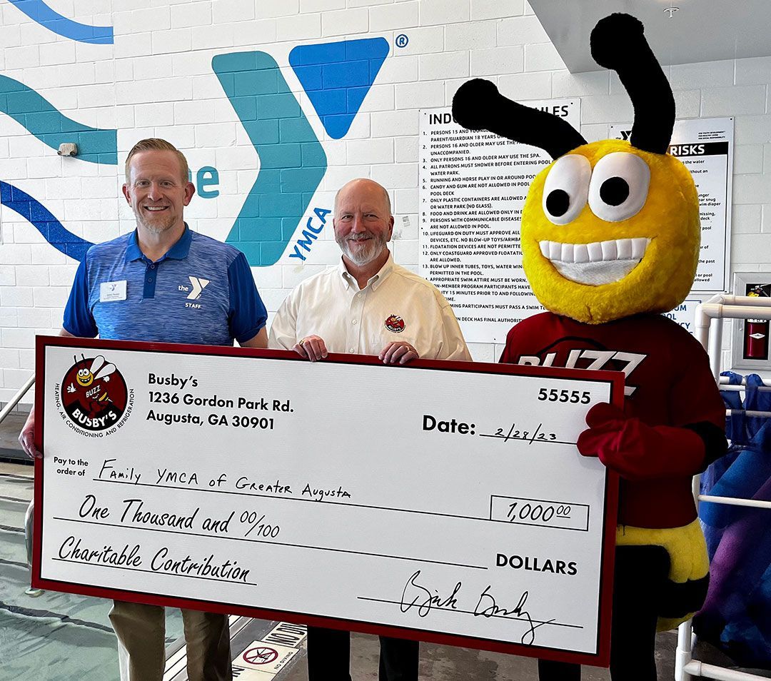 James Thomas, District VP, Family YMCA of Greater Augusta - Rick Busby - Buzz