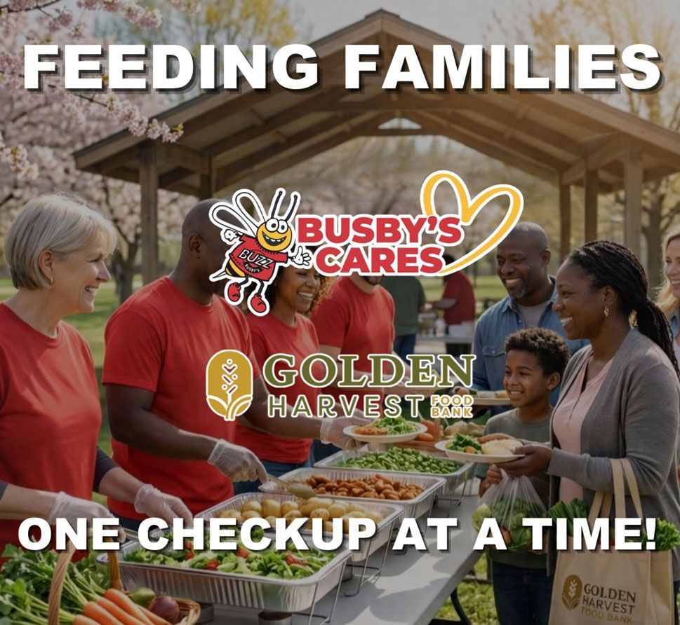 Feeding families - Busby's Cares