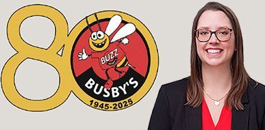 Busby's 80th Anniversary and Kristen Munn