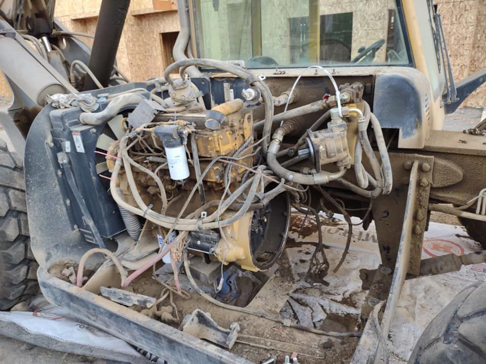 The engine of a tractor | Tenino, WA | M & L Equipment