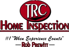 TRC Home Inspection logo in red and black with slogan “When Experience Counts” by Rob Previtt