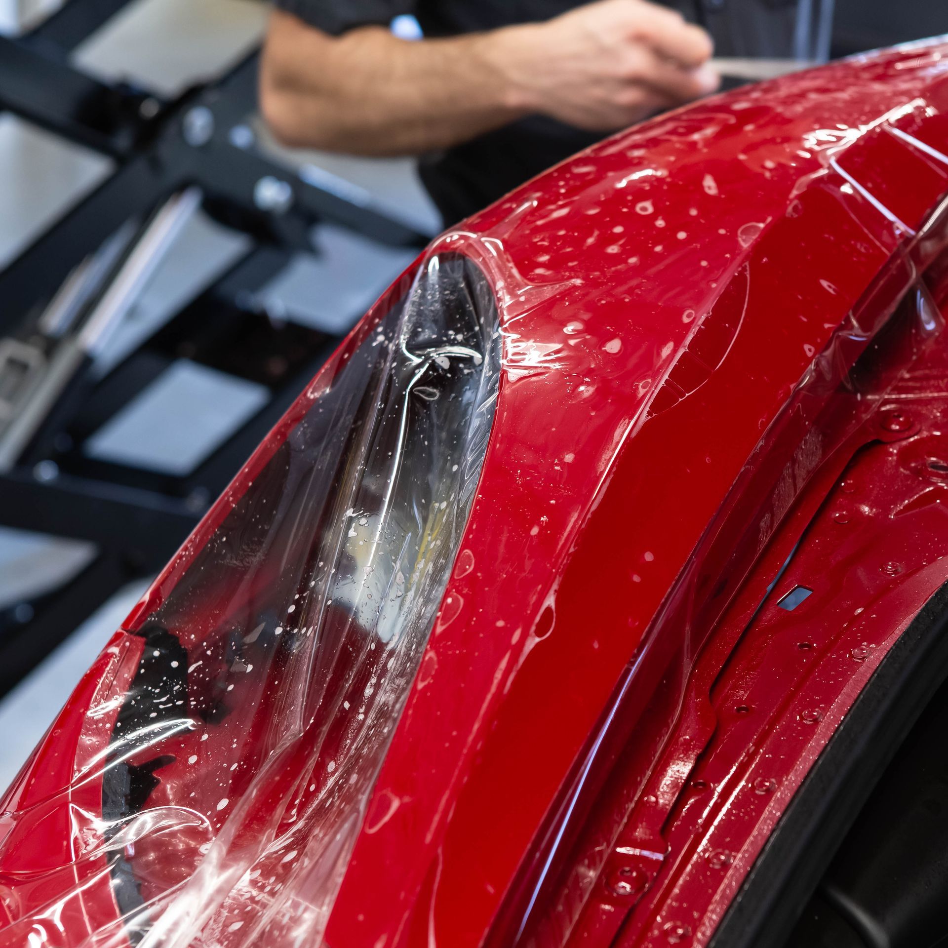 Paint Protection Film - Red Car
