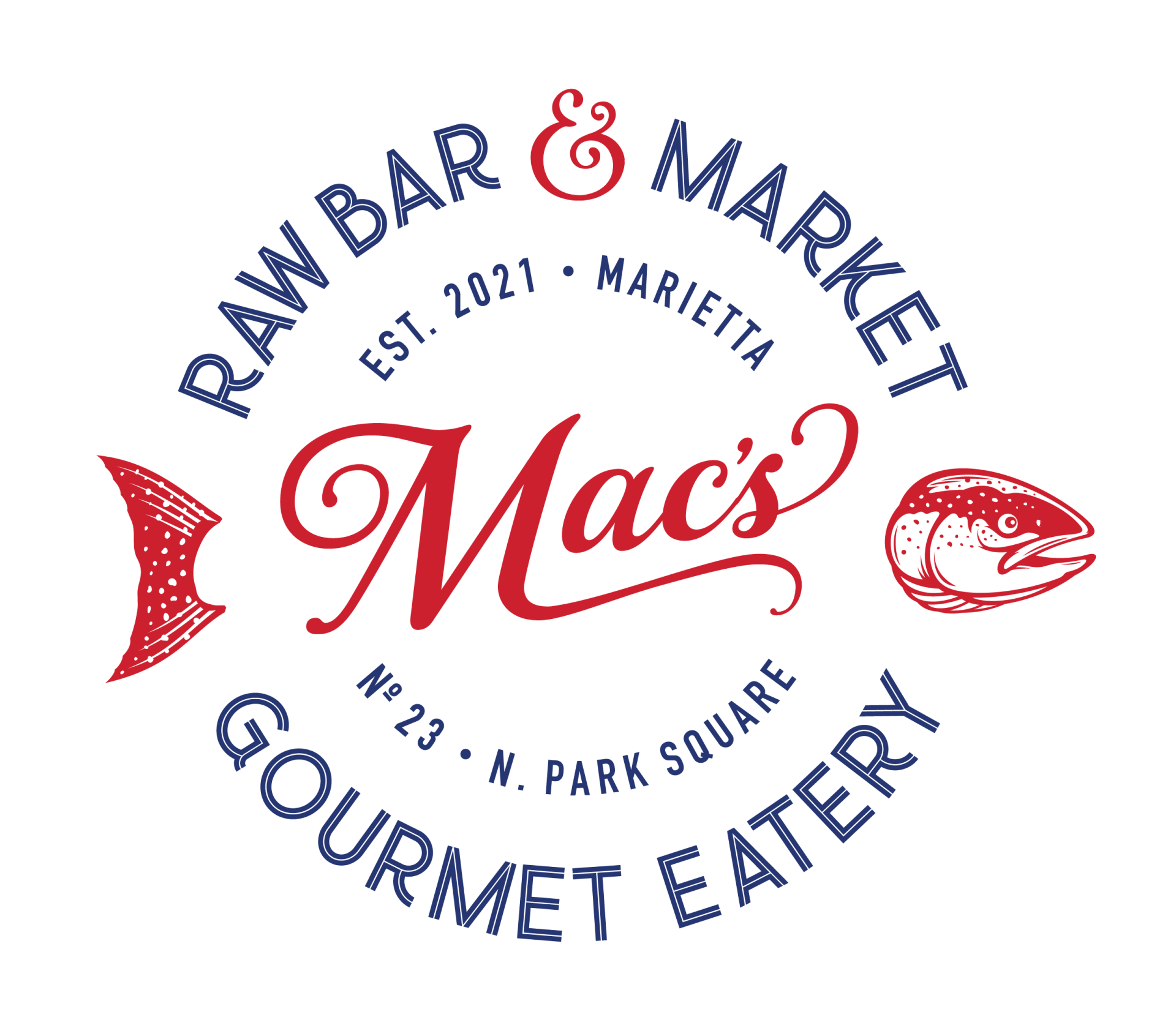 Mac's Raw Bar Logo Mac's Raw Bar Logo