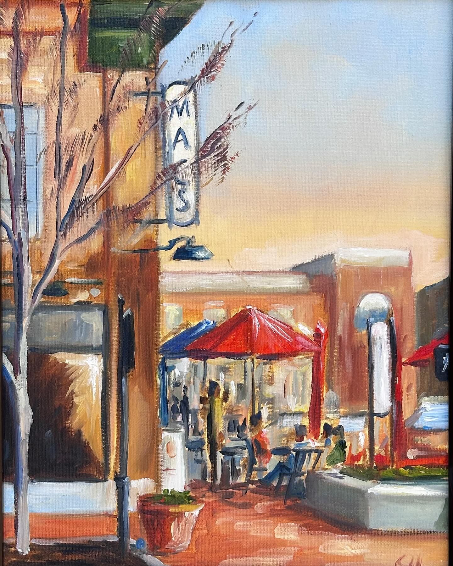 painting of glover park concert series