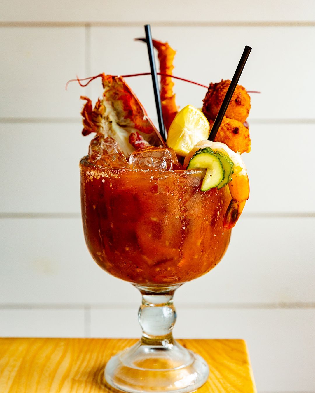 bloody mary at Mac's Raw Bar