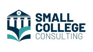 Logo for Small College AI: an aquamarine building with a star and text “Small College AI.”