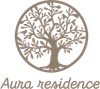 Logo di un albero marrone all'interno di un cerchio con la scritta 