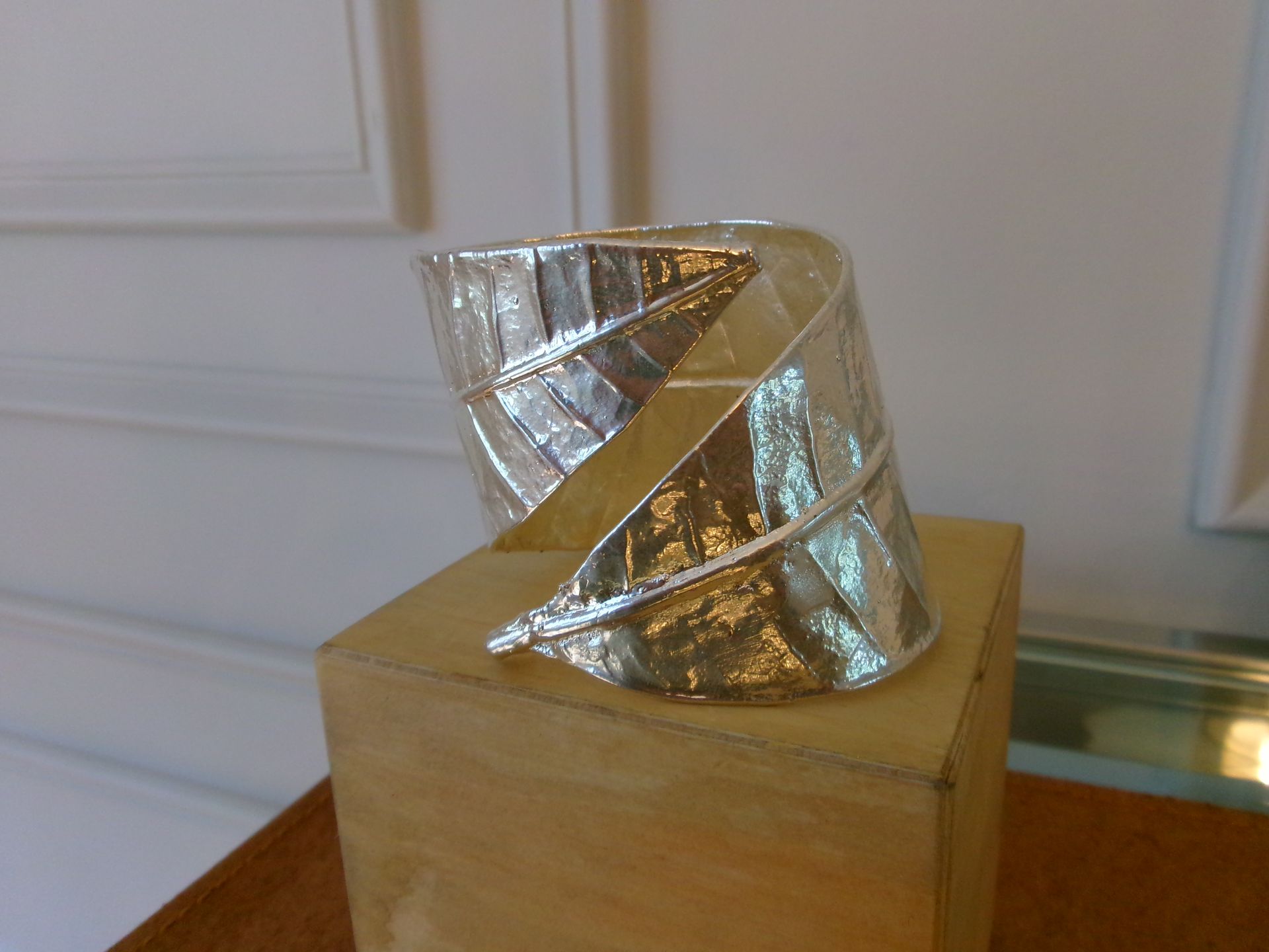 Mango Leaf Bracelet. MAX -Silver