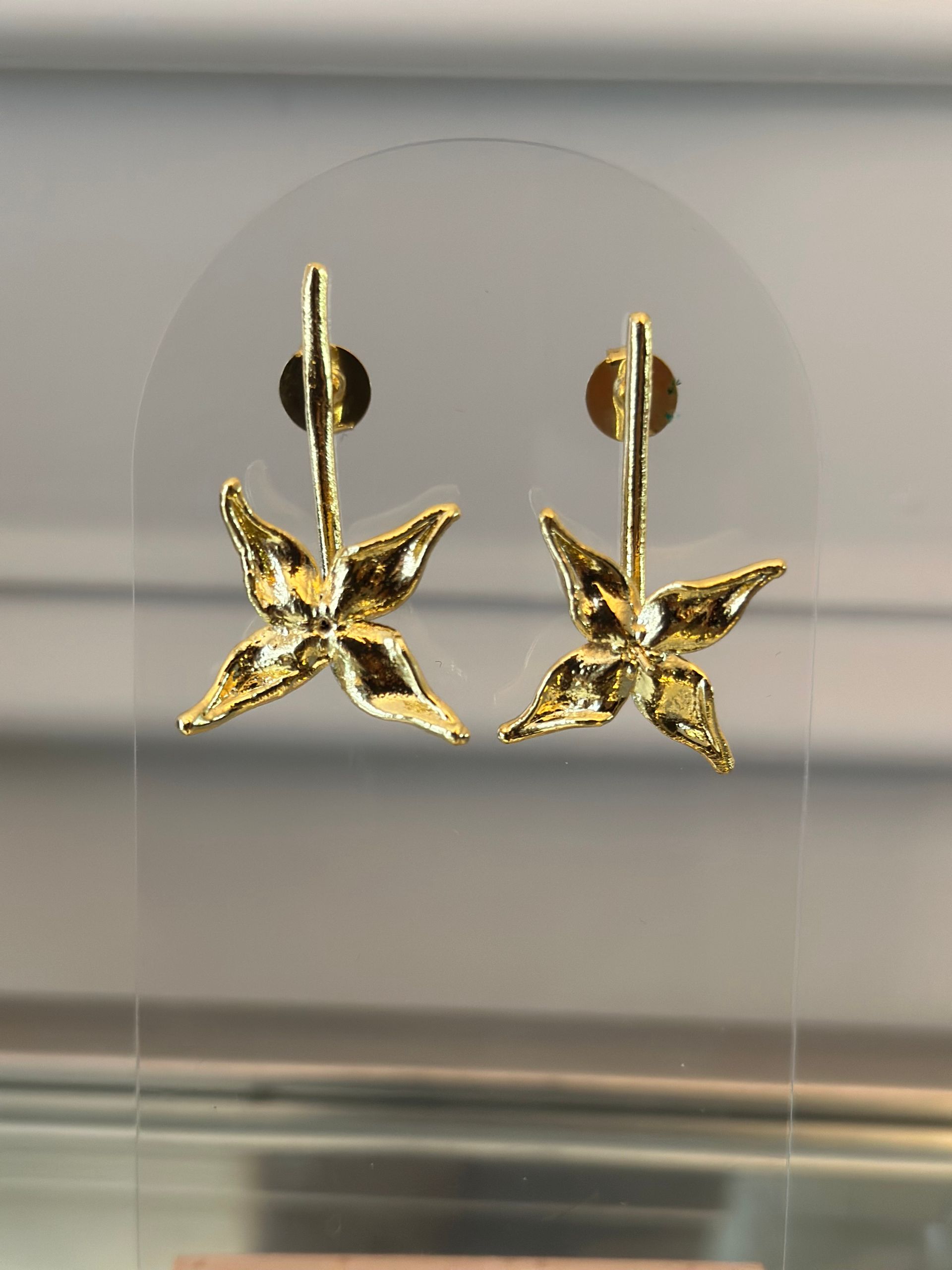 Long Jasmine Earring -Gold