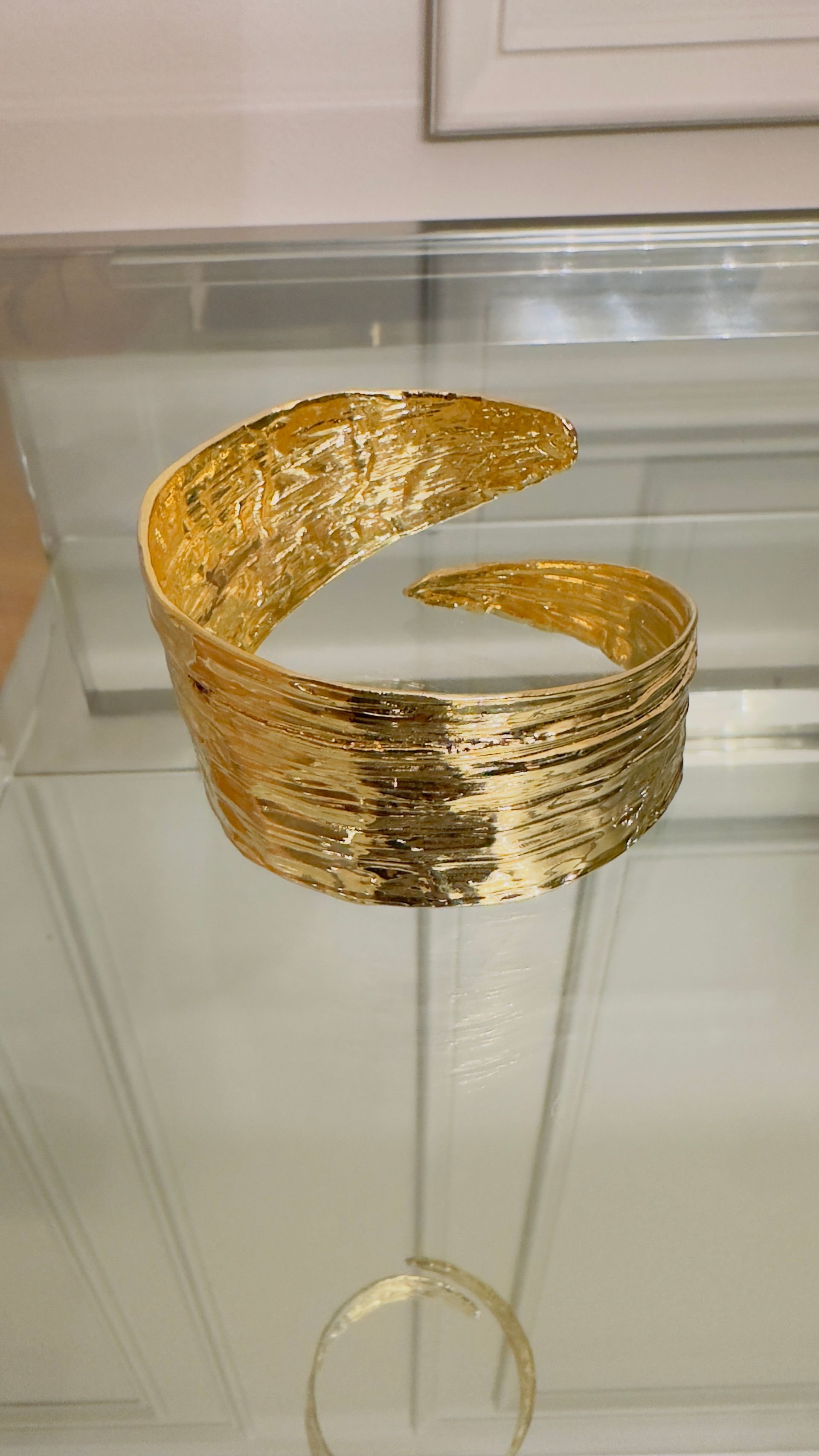 AÇAÍ leaf Bracelet- Gold