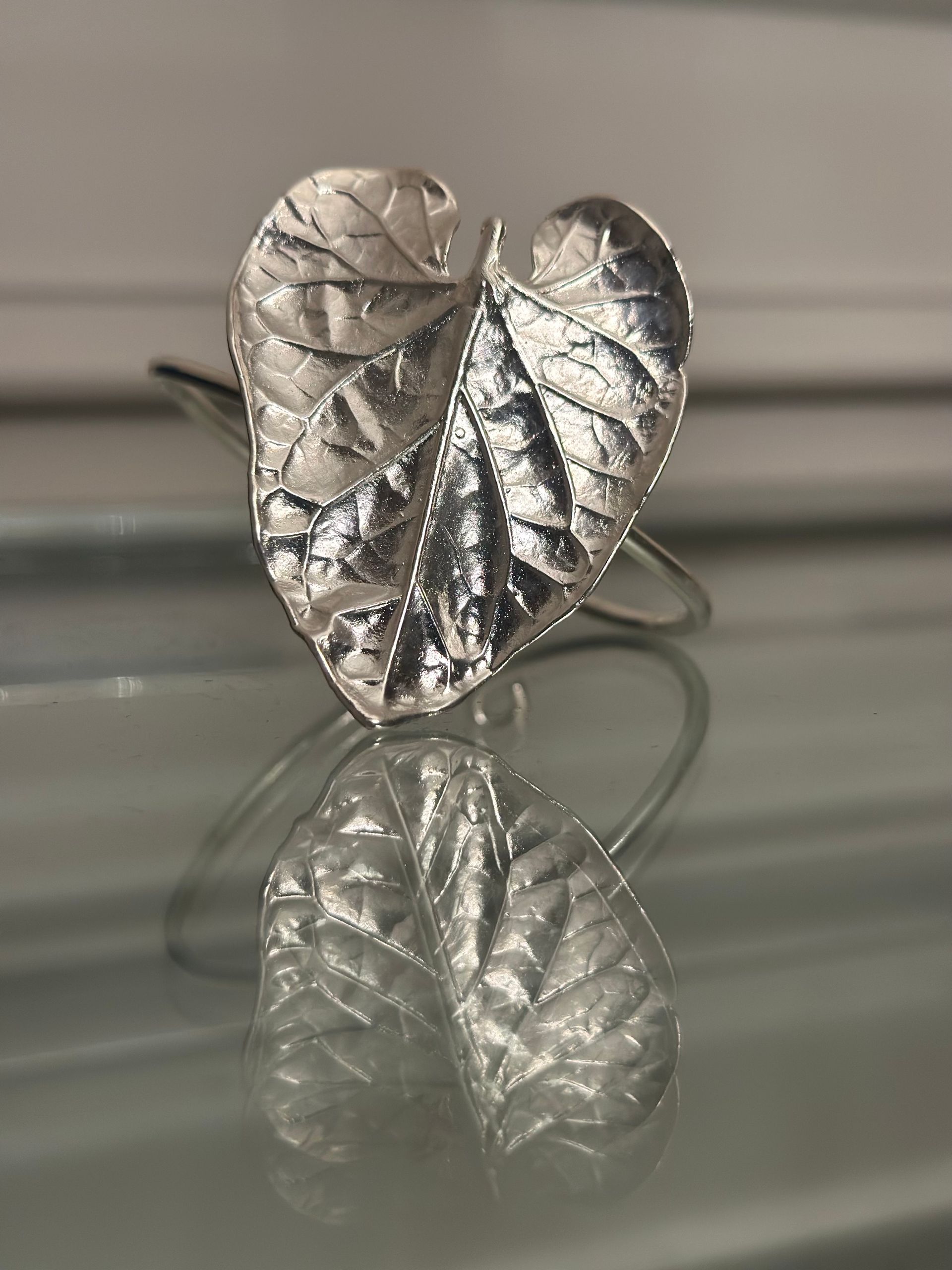 IMBE Leaf Bracelet - Silver