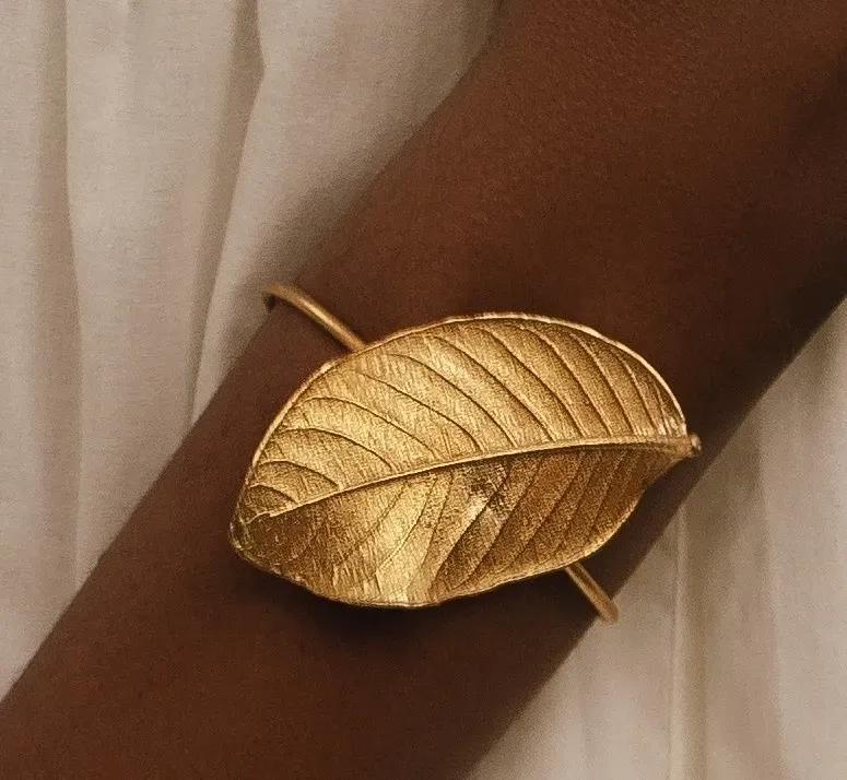 Guava Leaf Bracelet -Gold