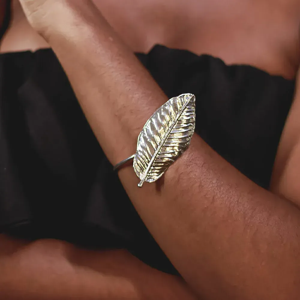 Guava Leaf Bracelet -Silver