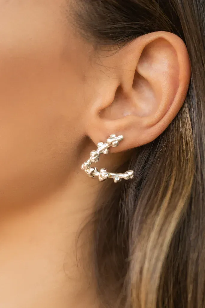 INFLORESCÊNCIA C EARRING - SILVER