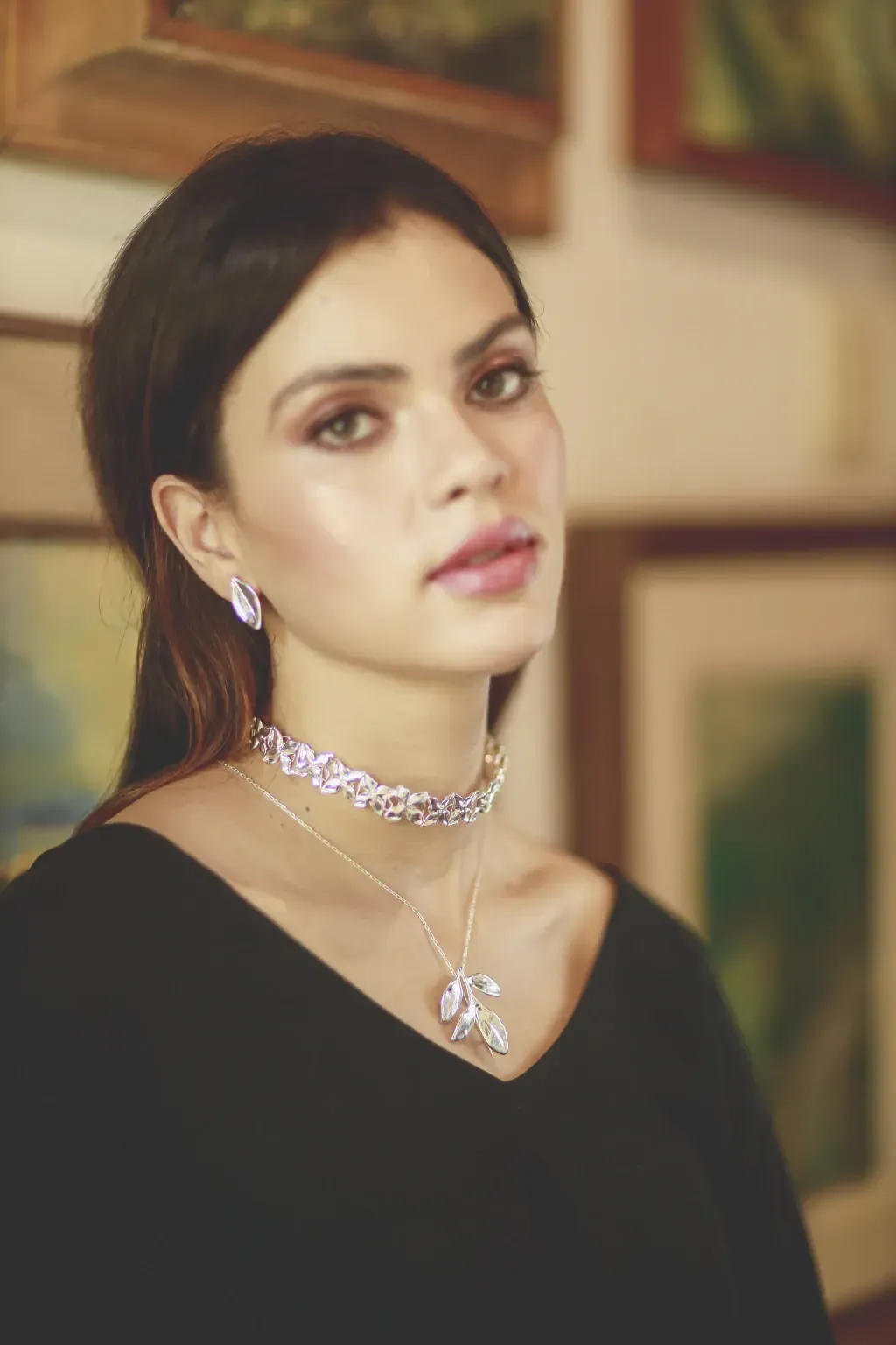 Jasmine Choker -Silver