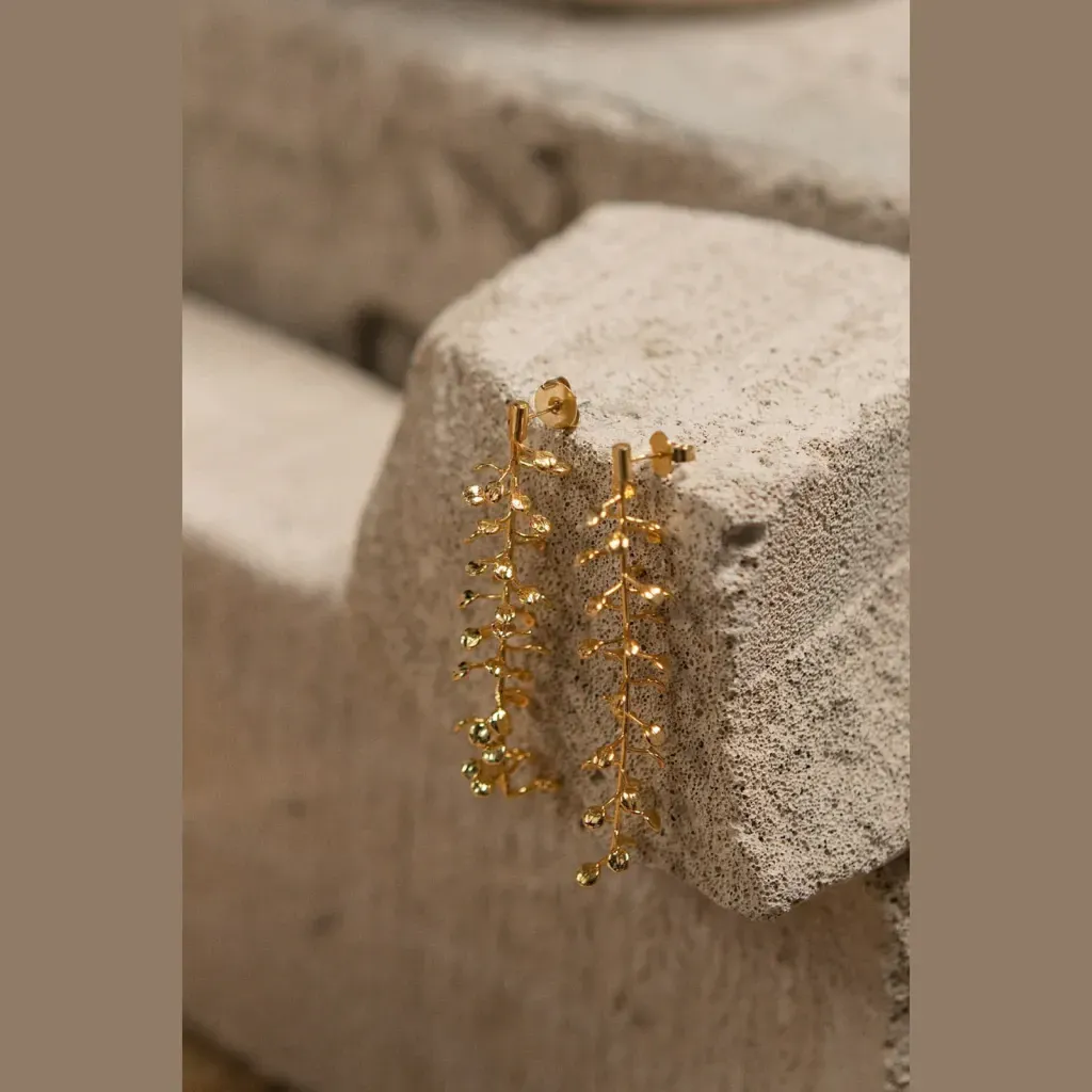 Lavender Earring - Gold