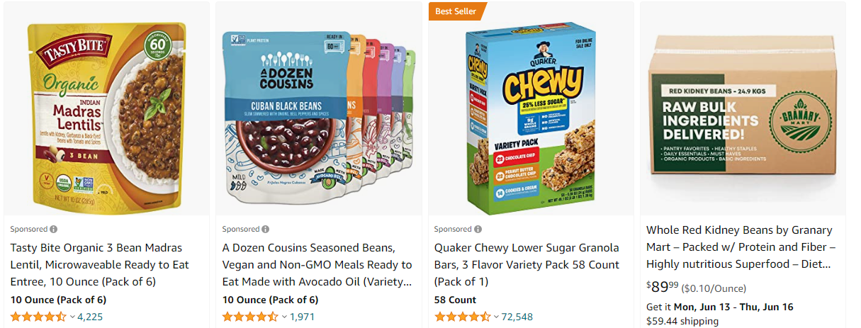 Affordable Vegan Food at Amazon Affordable Vegan Food at Amazon