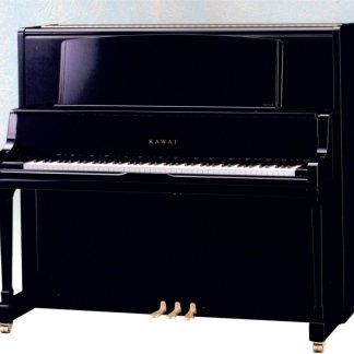 pianoforte nero a muro