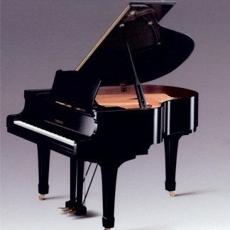 pianoforte a coda aperto