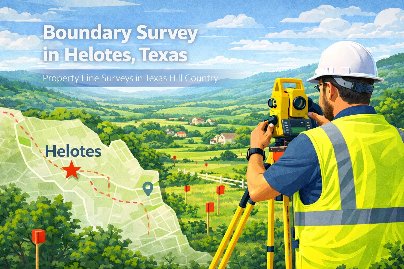 Boundary Survey in Helotes Texas
