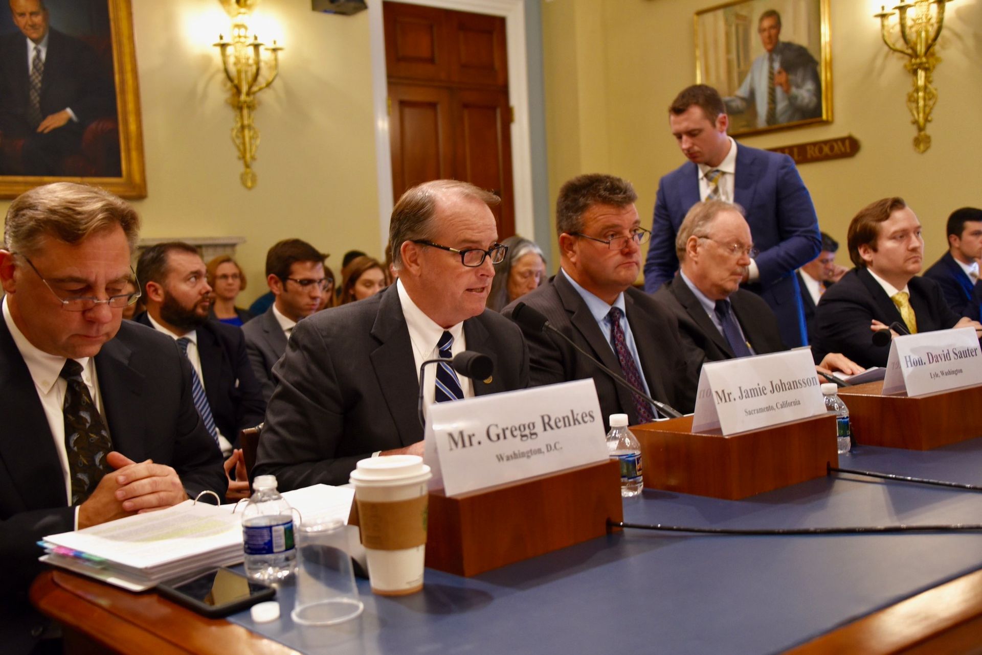 Jamie testifying before Congress, ESA Natural Resources committee, Washington, D.C.