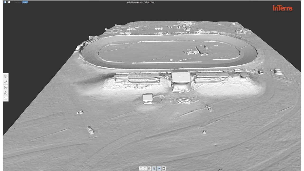 SISO Air InTerra drone model with GCPs of a site in Atlanta, GA
