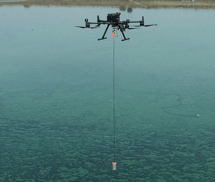 ECT 400S echosounder drone payload