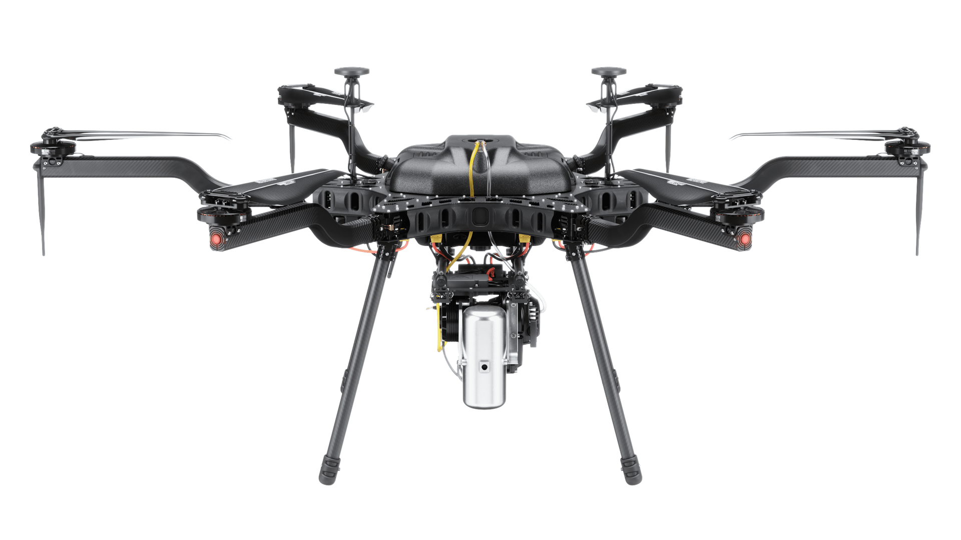 Front view of Harris Aerial Carrier H6 Hybrid drone