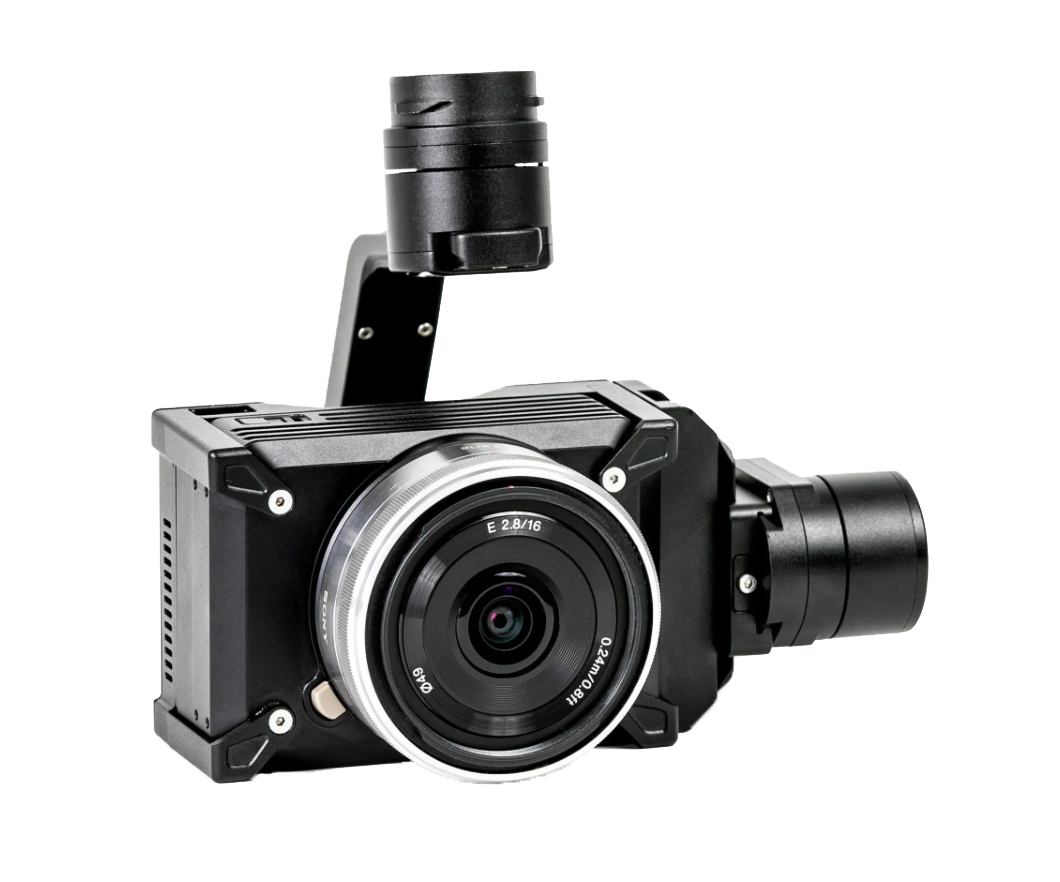 Front view of WISPR 24MP Camera payload