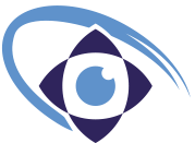 Light blue and dark purple SISO Air logo icon