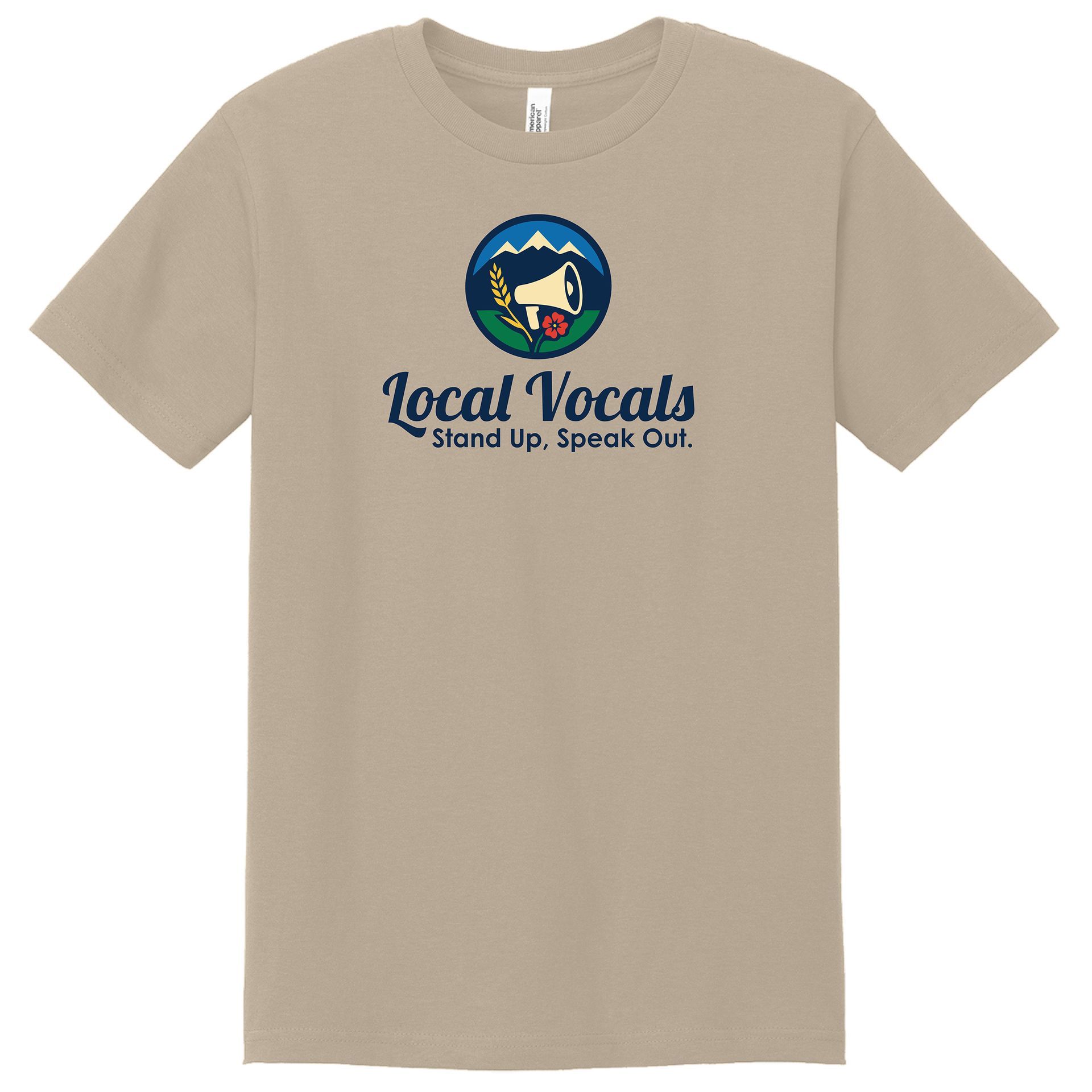 Tan t-shirt with