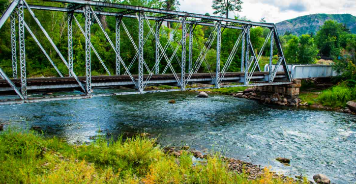 bridge over Animas river in Durango
