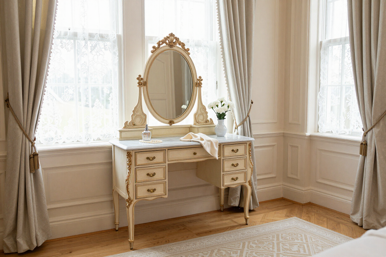 Elegant bridal suite interior